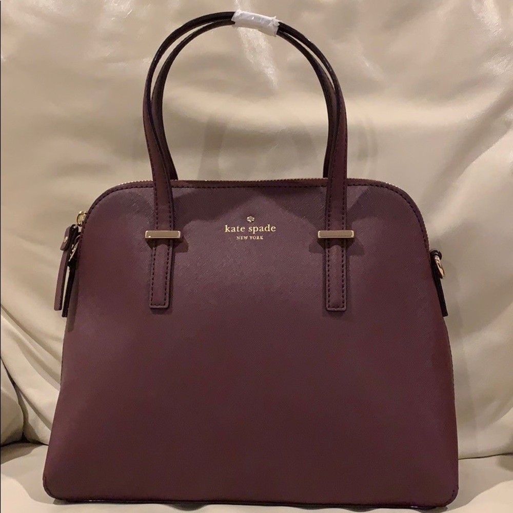 NWT Kate Spade cedar street maise in mulled wine
